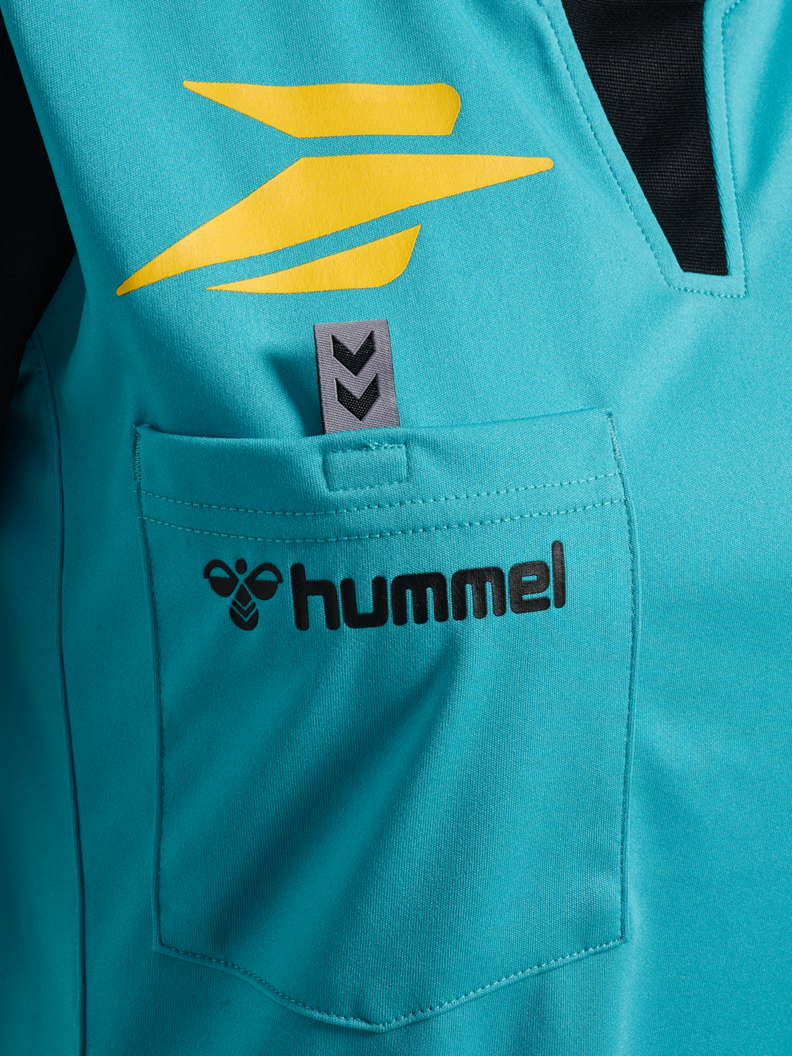 FFHB REFEREE JERSEY S/S WOMAN, SCUBA BLUE, packshot