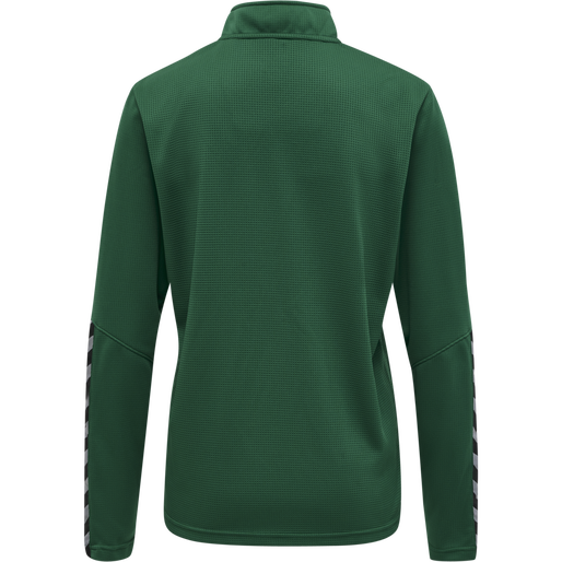 hmlAUTHENTIC HALF ZIP SWEATSHIRT WO, EVERGREEN, packshot