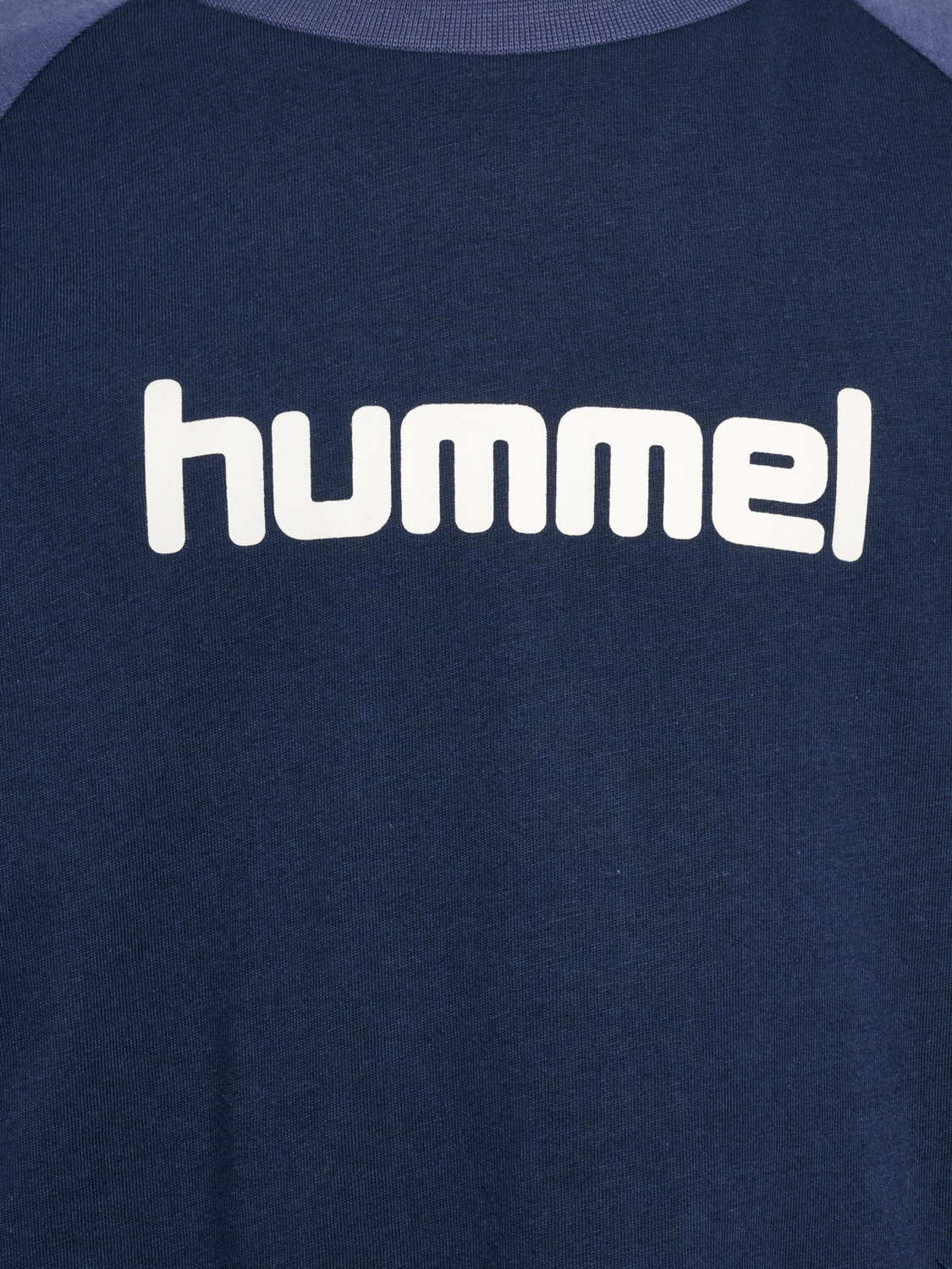 hmlJR LOGO T-SHIRT L/S, DRESS BLUES/BLUE INDIGO, packshot