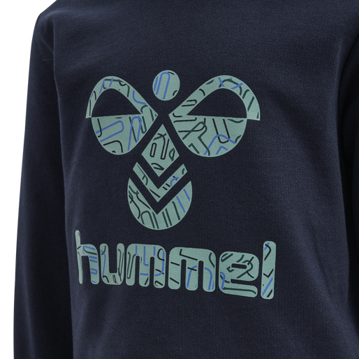 hmlLIME SWEATSHIRT, BLACK IRIS hmlLIME SWEATSHIRT, BLACK IRIS, packshot