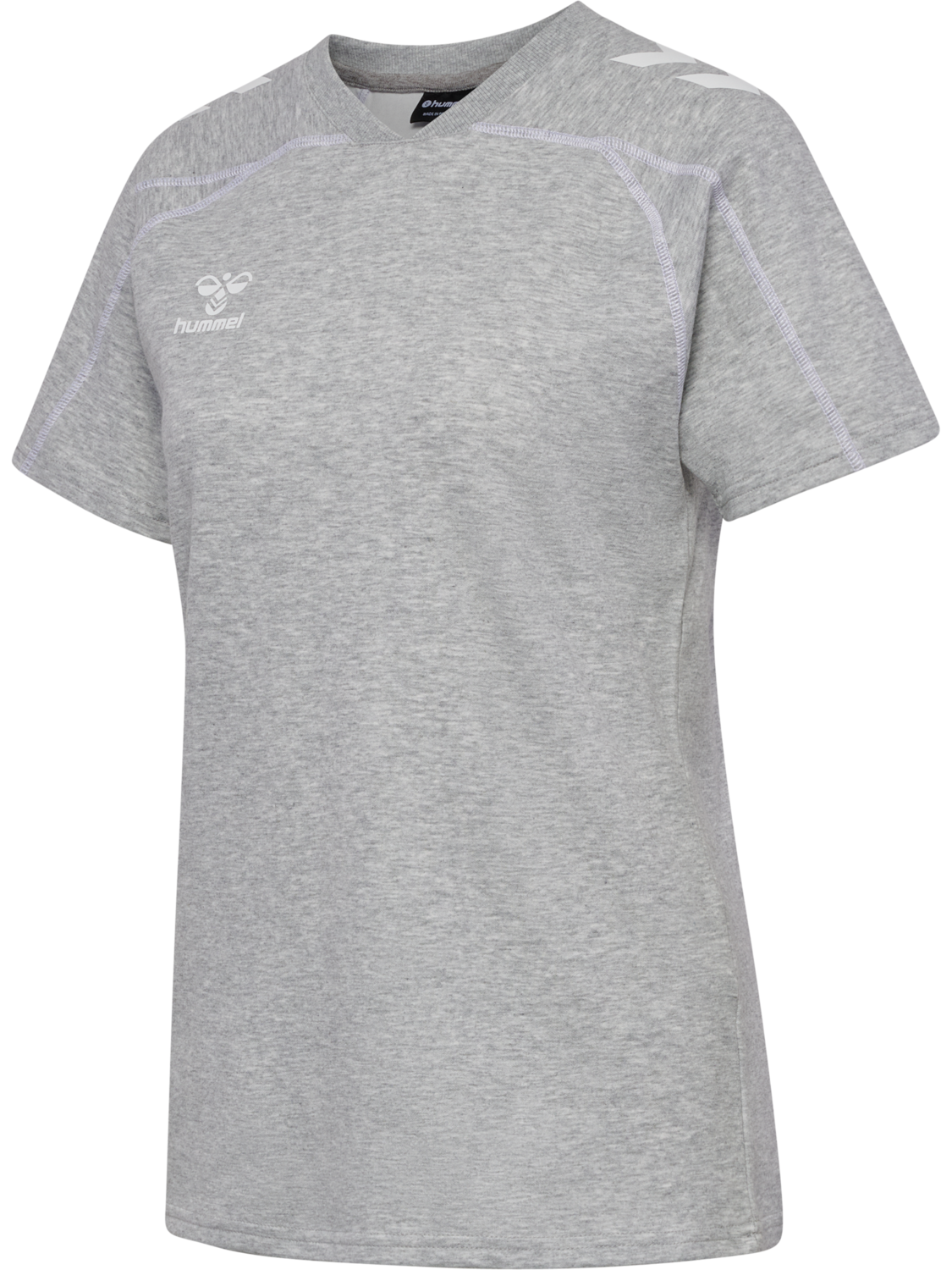 hmlMOVE 2.0 T-SHIRT S/S WOMAN, GREY MELANGE, packshot