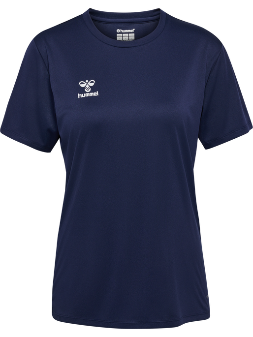 hmlESSENTIAL JERSEY S/S WOMAN, MARINE, packshot