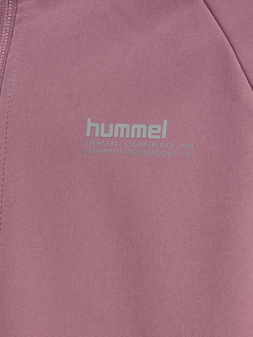 hmlJR LOOSE SOFTSHELL JACKET, WISTFUL MAUVE hmlJR LOOSE SOFTSHELL JACKET, WISTFUL MAUVE, packshot