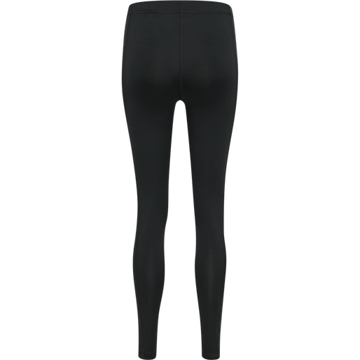hmlMT MABLEY MID WAIST TIGHTS, BLACK, packshot