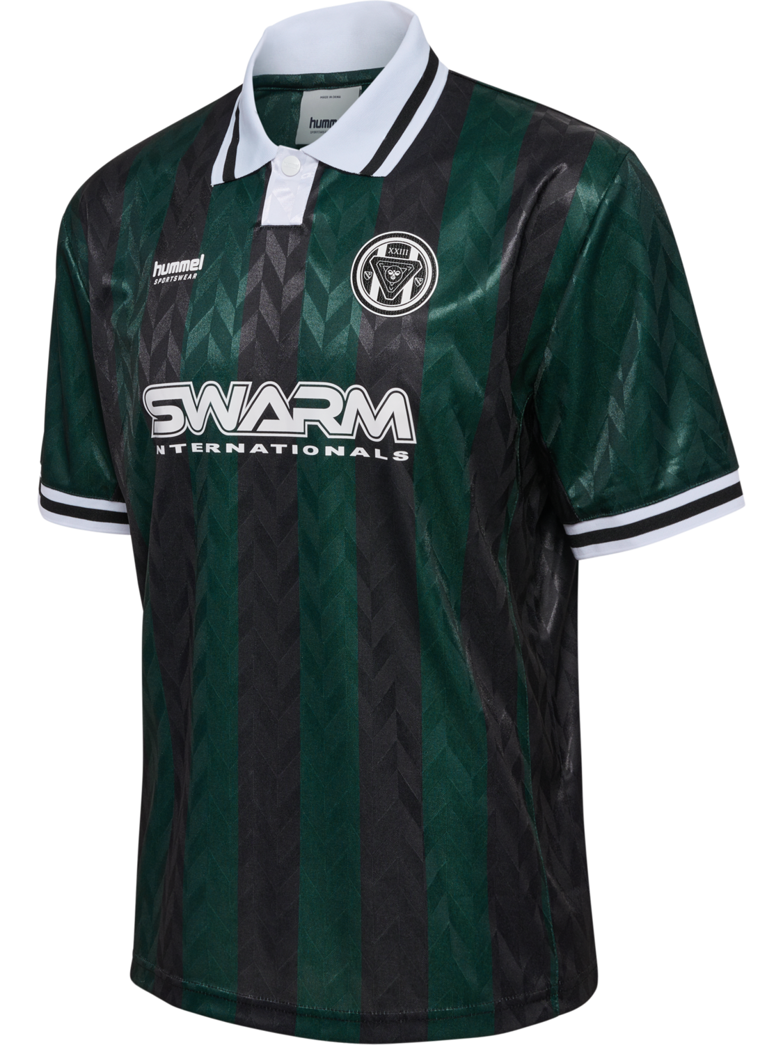 hmlLOOSE FOOTBALL JERSEY S/S, PONDEROSA PINE, packshot