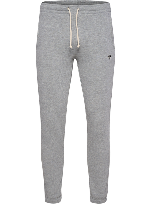 hmlREGULAR SWEATPANT BEE, GREY MELANGE hmlREGULAR SWEATPANT BEE, GREY MELANGE, packshot