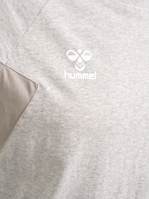 hmlTRAVEL T-SHIRT S/S, LIGHT GREY MELANGE hmlTRAVEL T-SHIRT S/S, LIGHT GREY MELANGE, packshot