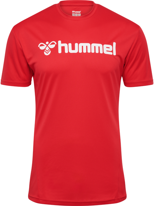 hmlLOGO JERSEY S/S, TRUE RED, packshot