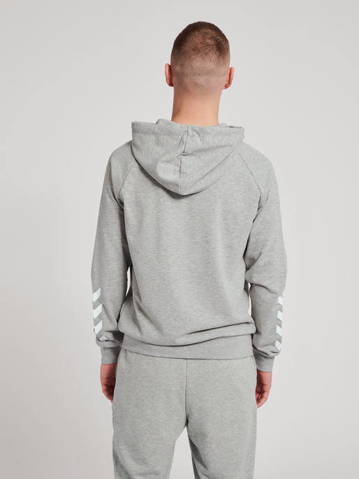 Hummel Isam 2 0 Zip Hoodie Grey Melange Hummelsport Se