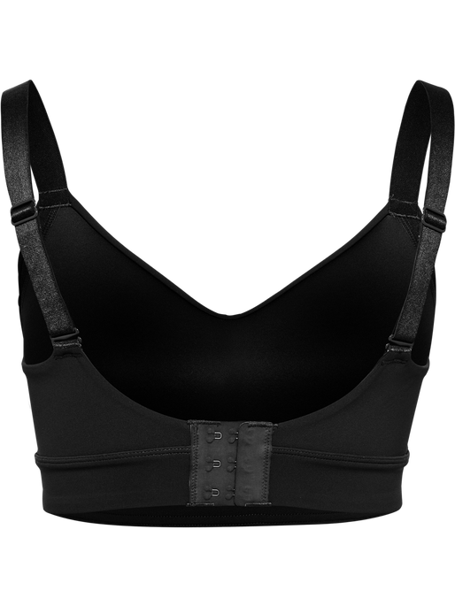 hmlPULSE HIGH SUPPORT BRA, BLACK, packshot