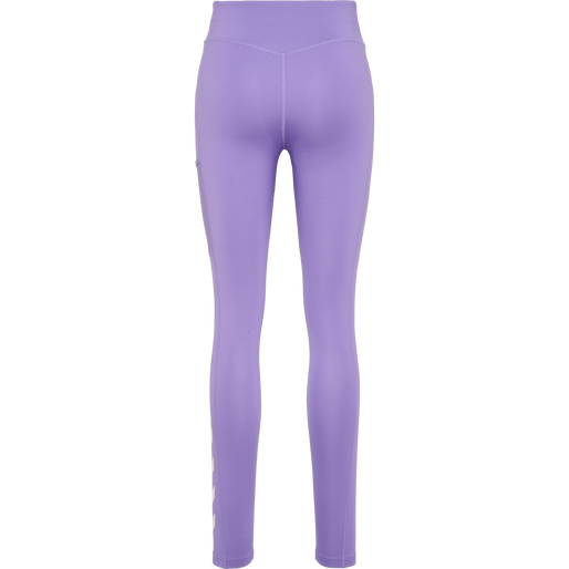hmlMT CHIPO MID WAIST TIGHTS, PAISLEY PURPLE, packshot
