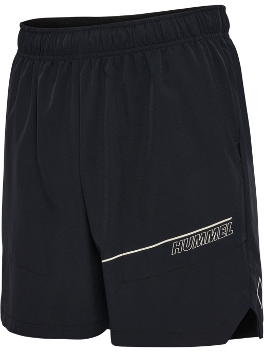 hmlCOURT POCKET SHORTS, LIGHT GREY/BLACK, packshot