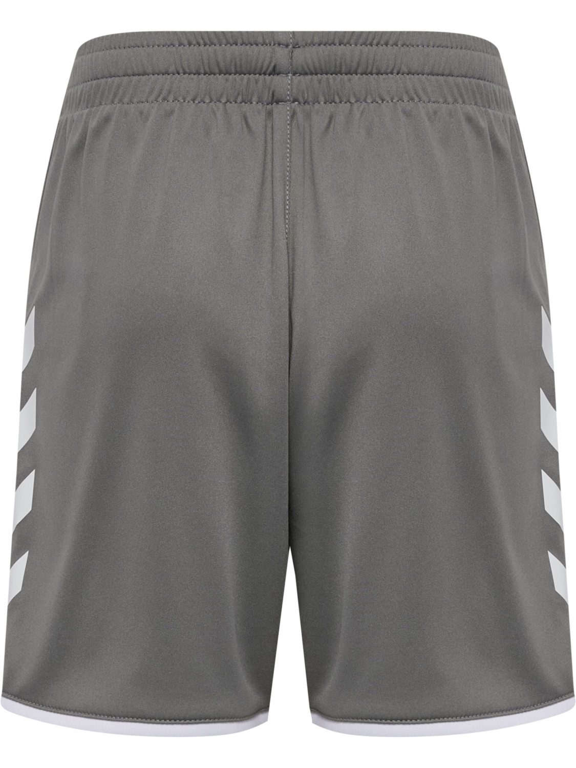 hmlCORE 2.0 SHORTS KIDS, STEEL GRAY/WHITE, packshot