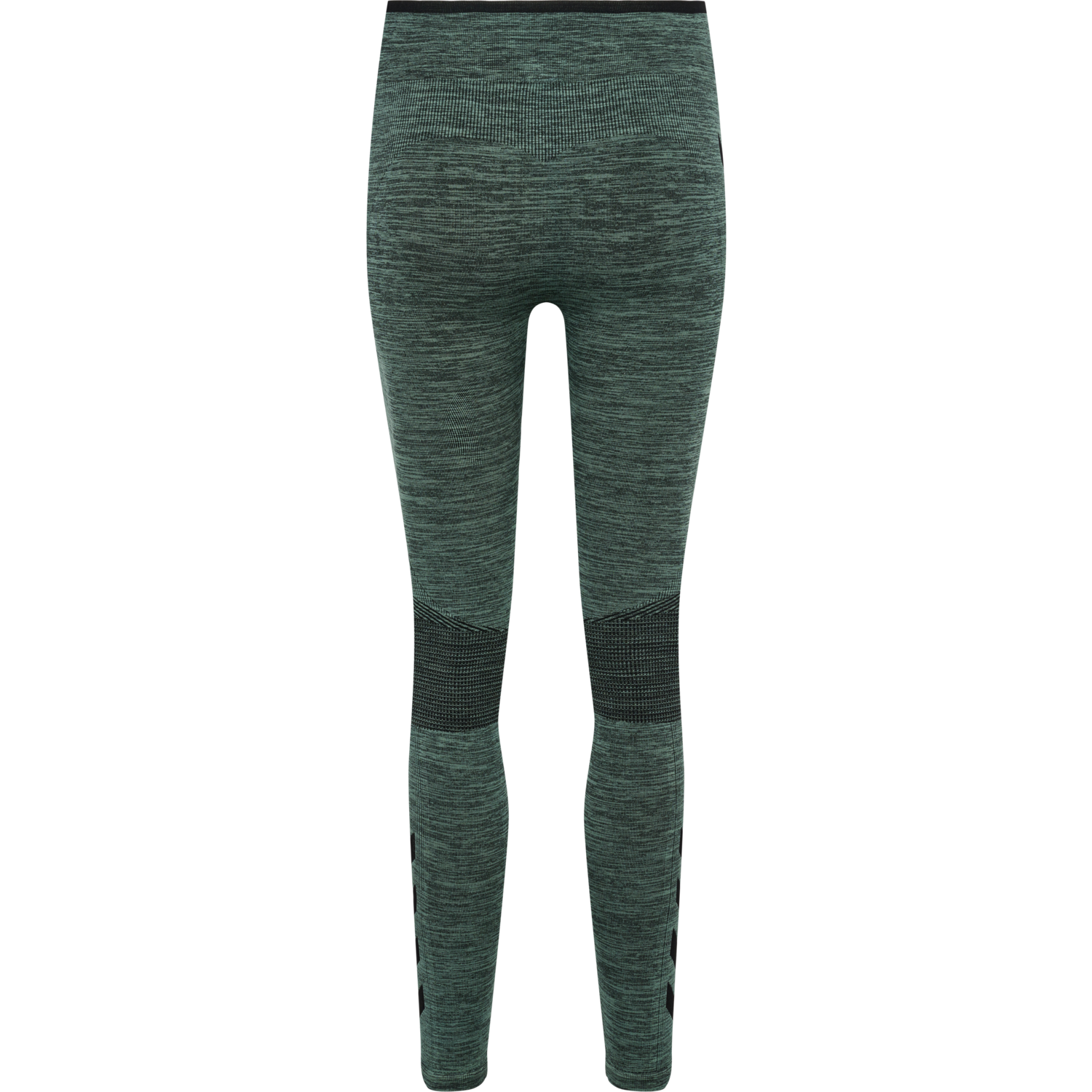 hmlMT ALY SEAMLESS HW TIGHTS, NORTH ATLANTIC/BLACK MELANGE, packshot