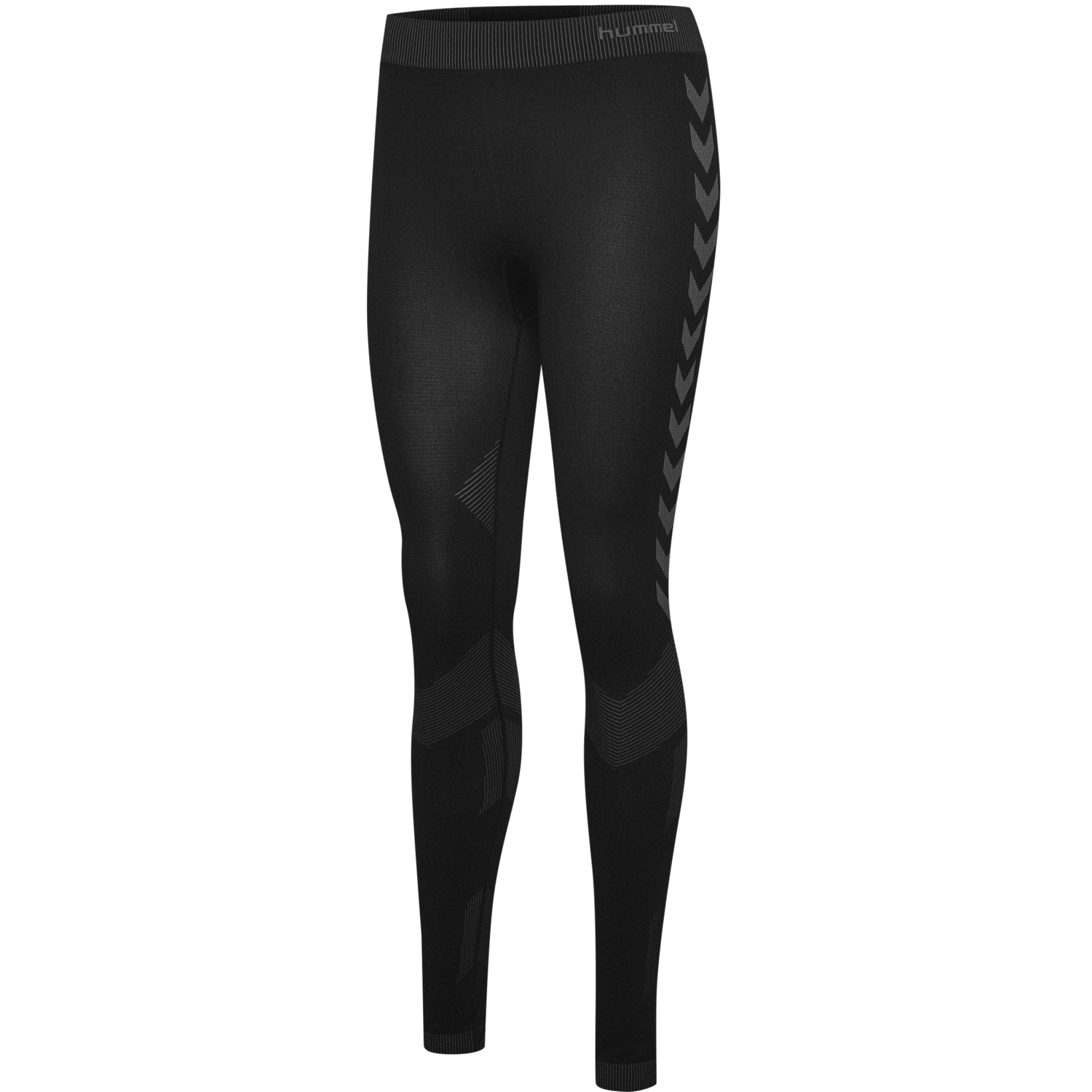 HUMMEL FIRST SEAMLESS TIGHTS WOMAN, BLACK, packshot