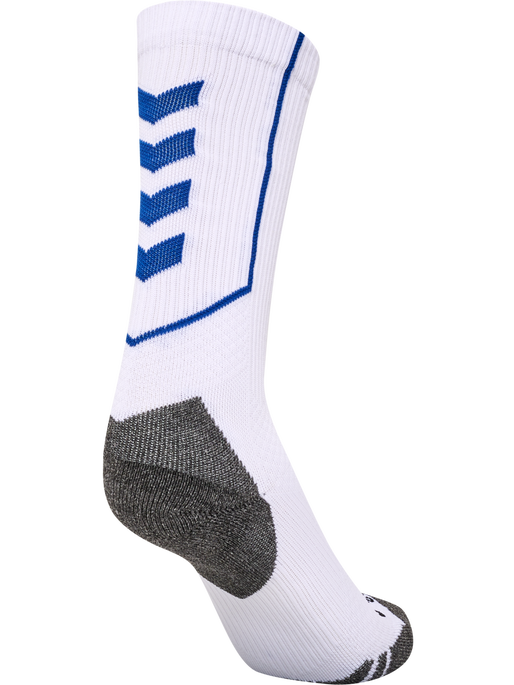 hmlPRO TRAINING SOCKS LOW, WHITE/TRUE BLUE hmlPRO TRAINING SOCKS LOW, WHITE/TRUE BLUE, packshot