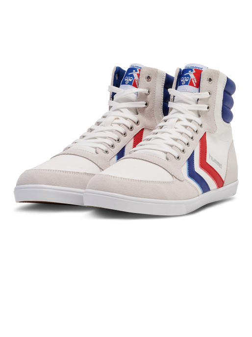 HUMMEL SLIMMER STADIL HIGH, WHITE/BLUE/RED/GUM HUMMEL SLIMMER STADIL HIGH, WHITE/BLUE/RED/GUM, packshot