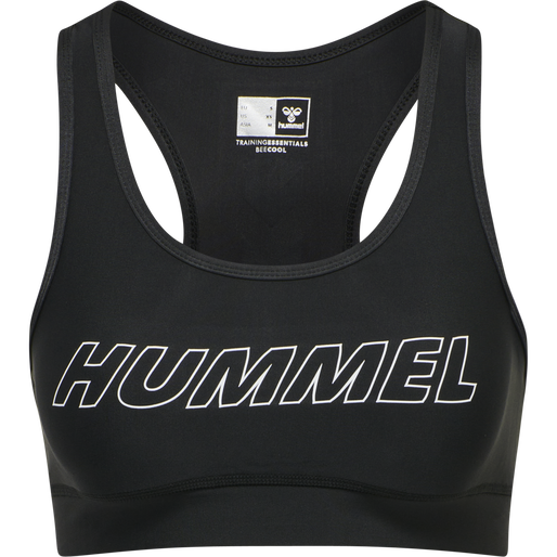 hmlTE TOLA 2-PACK SPORTS BRA, BLACK/MARINA, packshot