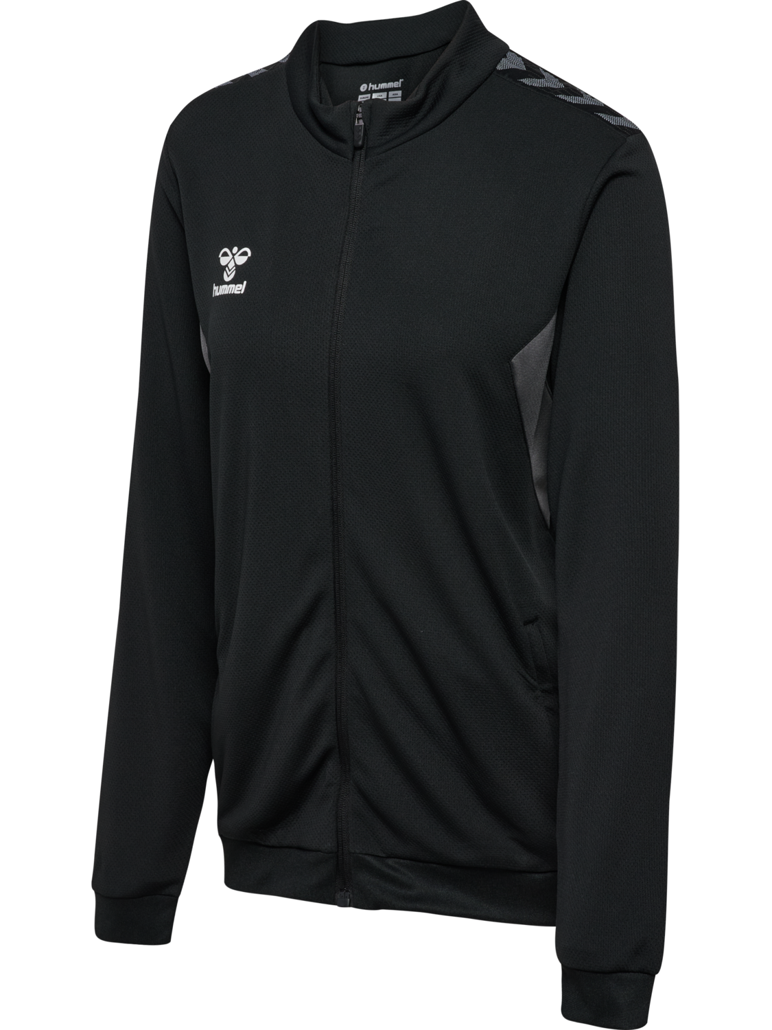hmlAUTHENTIC PL ZIP JACKET WOMAN, BLACK, packshot