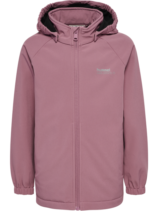 hmlJR LOOSE SOFTSHELL JACKET, WISTFUL MAUVE hmlJR LOOSE SOFTSHELL JACKET, WISTFUL MAUVE, packshot
