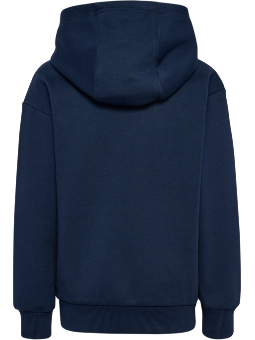 hmlJR LOOSE HOODIE BEE, DRESS BLUES hmlJR LOOSE HOODIE BEE, DRESS BLUES, packshot