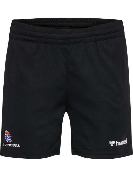 FFHB REFEREE POLY SHORTS WOMA, BLACK W/LOGO FFHB REFEREE POLY SHORTS WOMA, BLACK W/LOGO, packshot