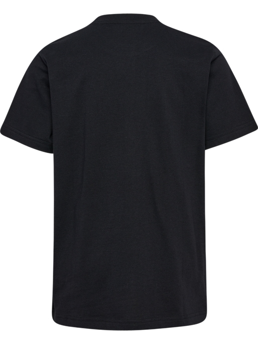 hmlLEO T-SHIRT S/S, BLACK hmlLEO T-SHIRT S/S, BLACK, packshot