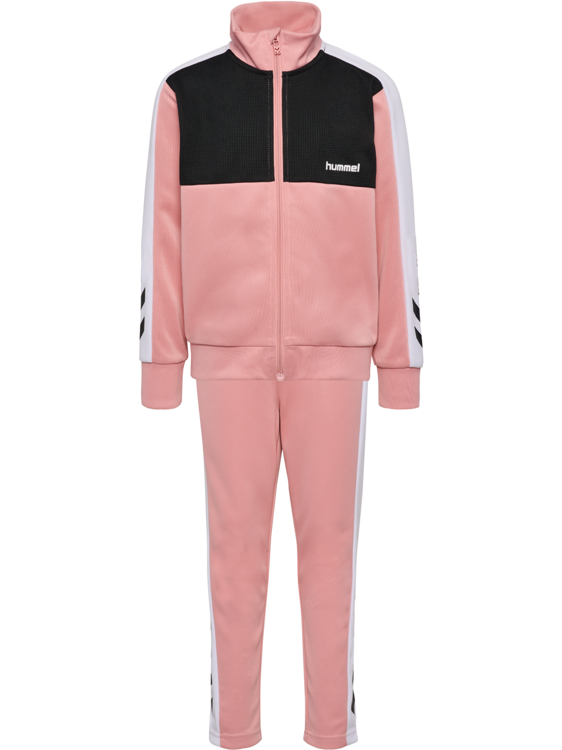 hmlJR COLORBLOCK TRACKSUIT, BRIDAL ROSE, packshot
