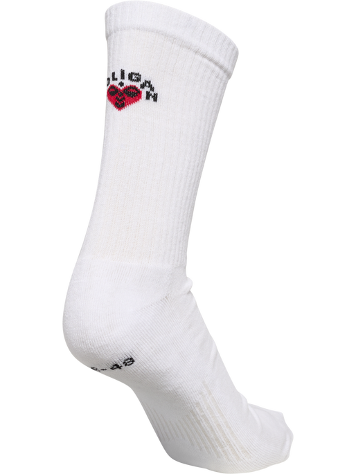 hmlROLIGAN 2-PACK SOCKS, WHITE, packshot