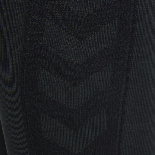 hmlCLEA SEAMLESS CYCLING SHORTS, BLACK MELANGE hmlCLEA SEAMLESS CYCLING SHORTS, BLACK MELANGE, packshot