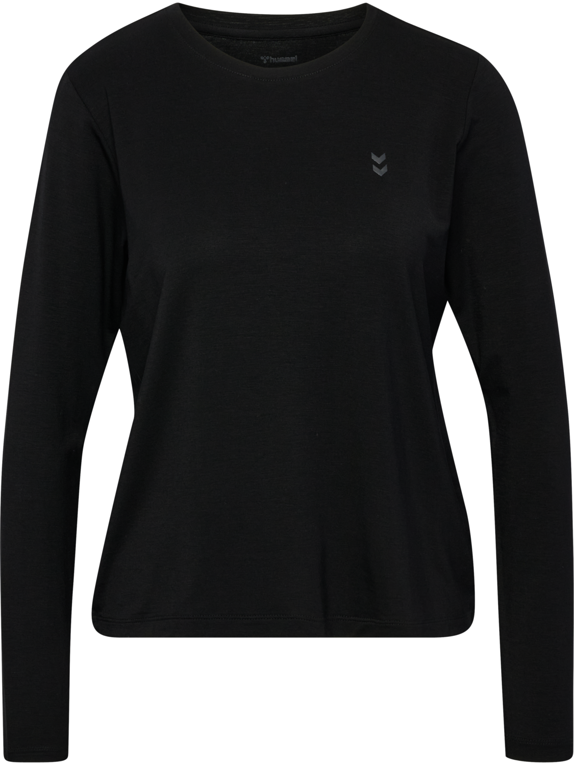 hmlYOGA SOFT LOOSE W T-SHIRT LS, BLACK, packshot