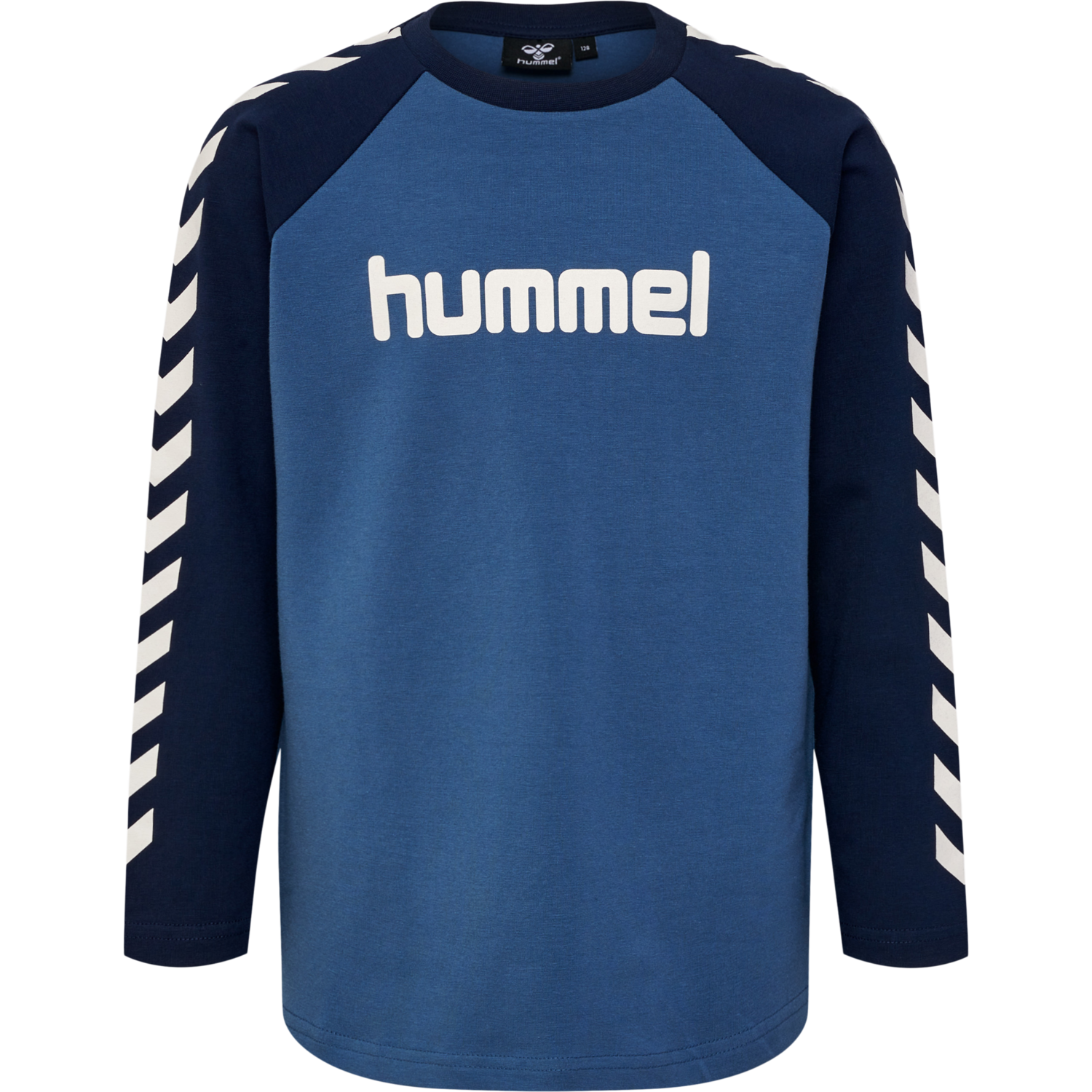 hmlBOYS T-SHIRT L/S, BERING SEA, packshot