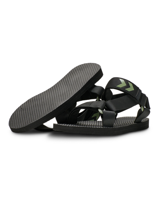 STRAP SANDAL, BLACK, packshot
