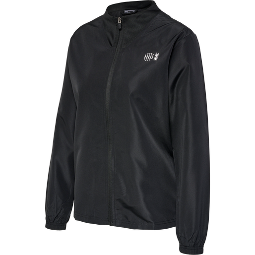hmlCOURT WOVEN JACKET WOMAN, BLACK hmlCOURT WOVEN JACKET WOMAN, BLACK, packshot