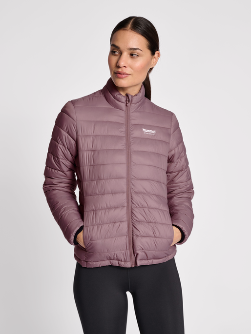 hmlBLOWN PUFF JACKET, TWILIGHT MAUVE, model