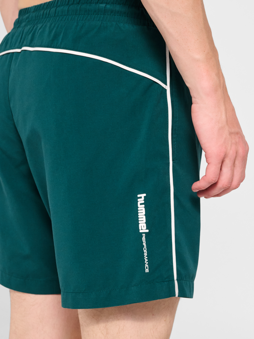 hmlPULSE BOARD SHORTS, JUNE BUG, model