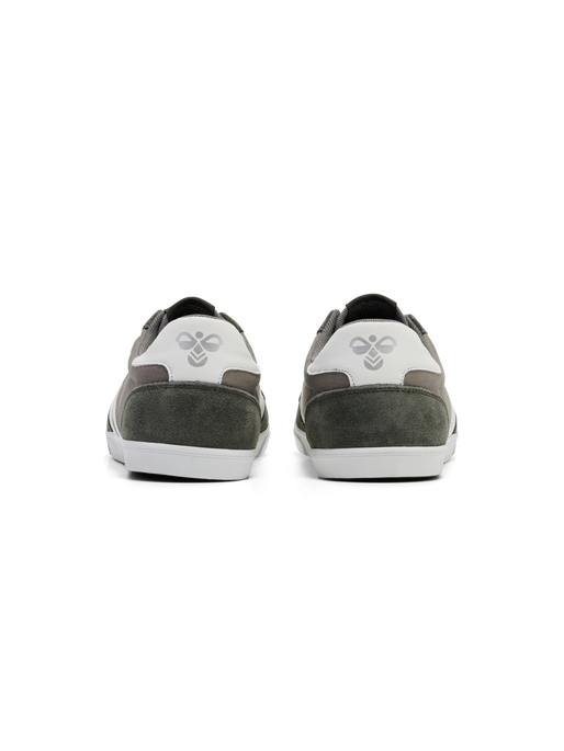 HUMMEL SLIMMER STADIL LOW, CASTLE ROCK/WHITE KH, packshot