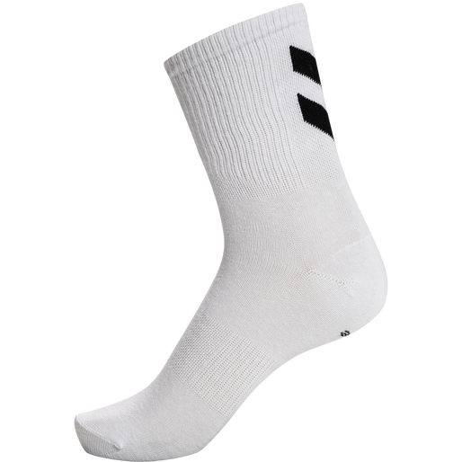 hmlCHEVRON 6-PACK SOCKS, WHITE/WHITE hmlCHEVRON 6-PACK SOCKS, WHITE/WHITE, packshot