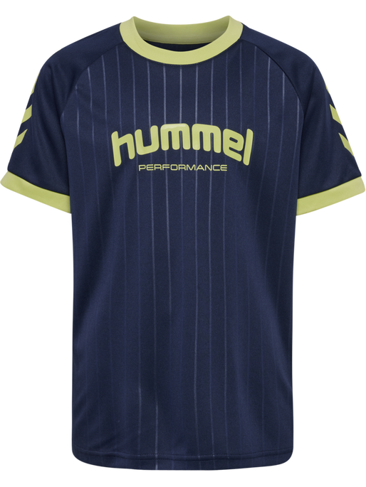 hmlJR GOAL STRIPE SET, DRESS BLUES hmlJR GOAL STRIPE SET, DRESS BLUES, packshot