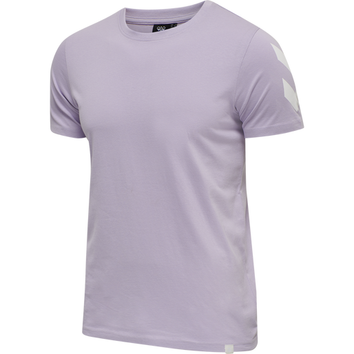 hmlLEGACY CHEVRON T-SHIRT, PASTEL LILAC, packshot