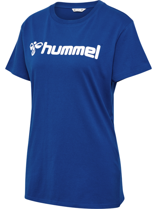 hmlGO 2.0 LOGO T-SHIRT S/S WOMAN, TRUE BLUE, packshot