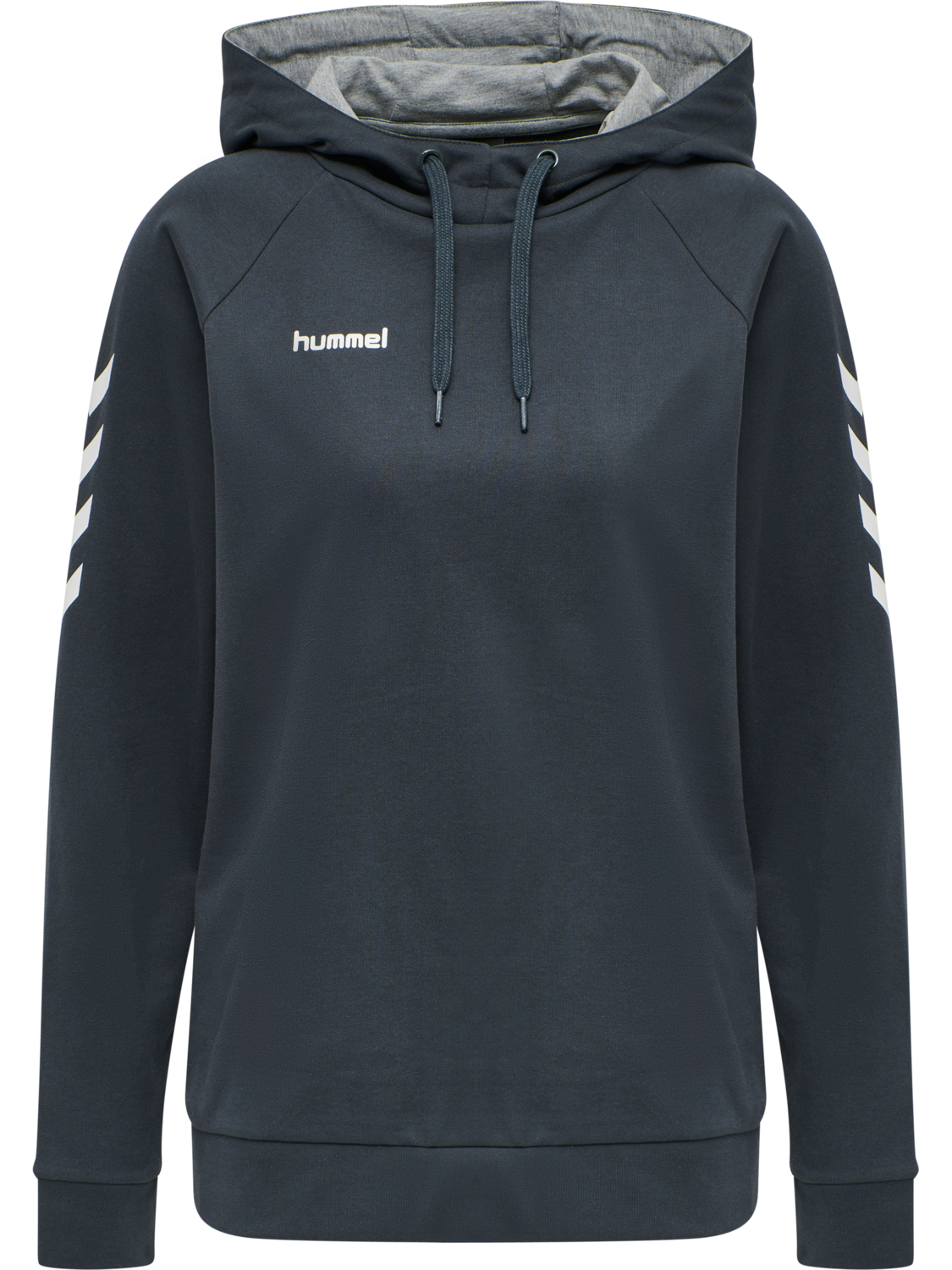 HMLGO COTTON HOODIE WOMAN, INDIA INK, packshot
