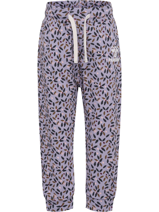 hmlELVINA AOP PANTS, WISTERIA, packshot