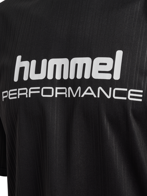 hmlPULSE LOOSE JERSEY S/S, BLACK, packshot