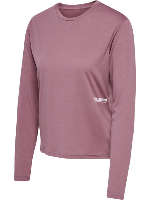 hmlPULSE WORKOUT W T-SHIRT L/S, WISTFUL MAUVE hmlPULSE WORKOUT W T-SHIRT L/S, WISTFUL MAUVE, packshot