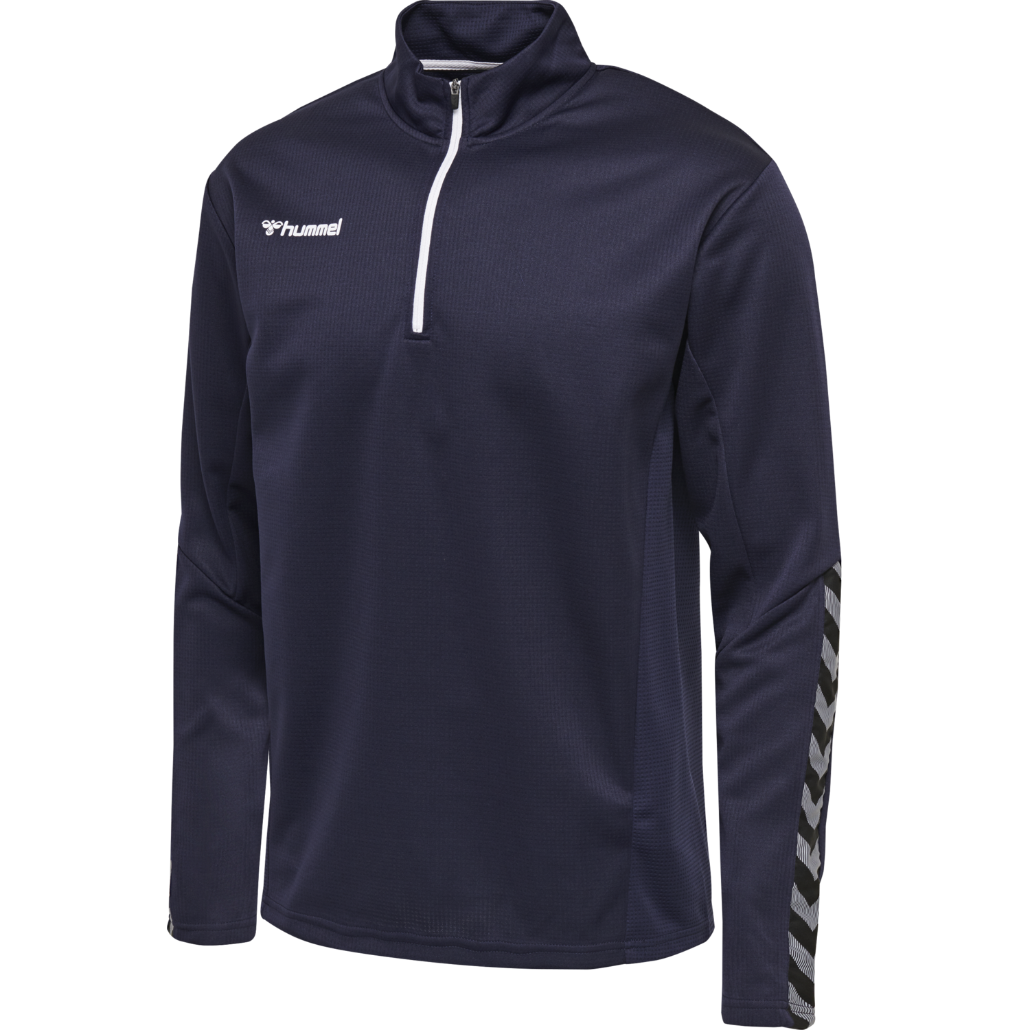 hmlAUTHENTIC KIDS HALF ZIP SWEATSHI, MARINE, packshot