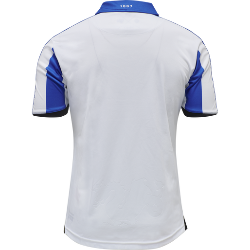 OB 20/21 HOME JERSEY S/S _KIDS, WHITE/LAPIS BLUE UNSPONSORED OB 20/21 HOME JERSEY S/S _KIDS, WHITE/LAPIS BLUE UNSPONSORED, packshot