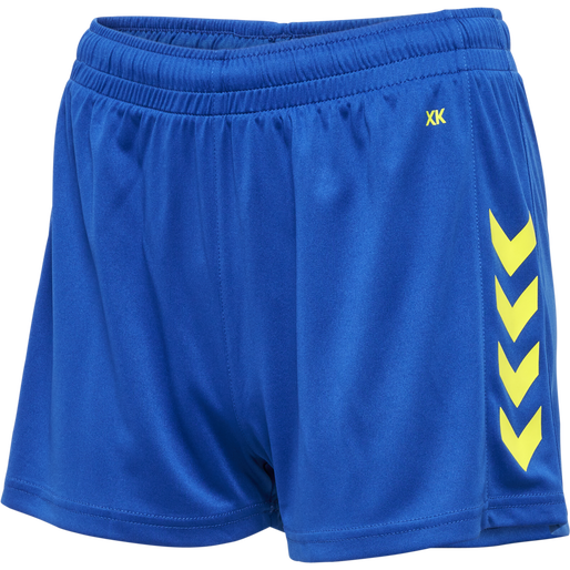 hmlCORE XK POLY SHORTS WOMAN, TRUE BLUE/BLAZING YELLOW, packshot