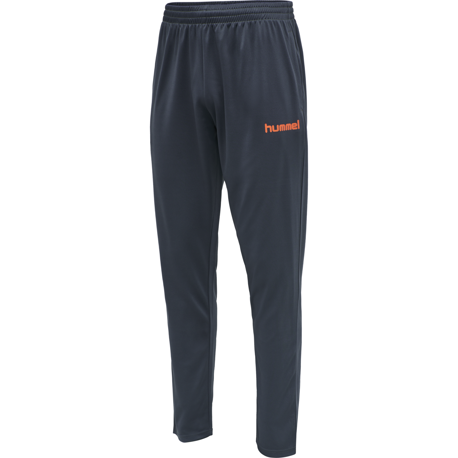 hmlPROMO POLY HOODIE, OMBRE BLUE/NASTURIUM, packshot