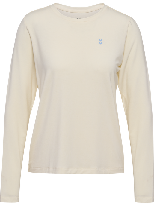 hmlYOGA SOFT LOOSE W T-SHIRT LS, TOFU, packshot